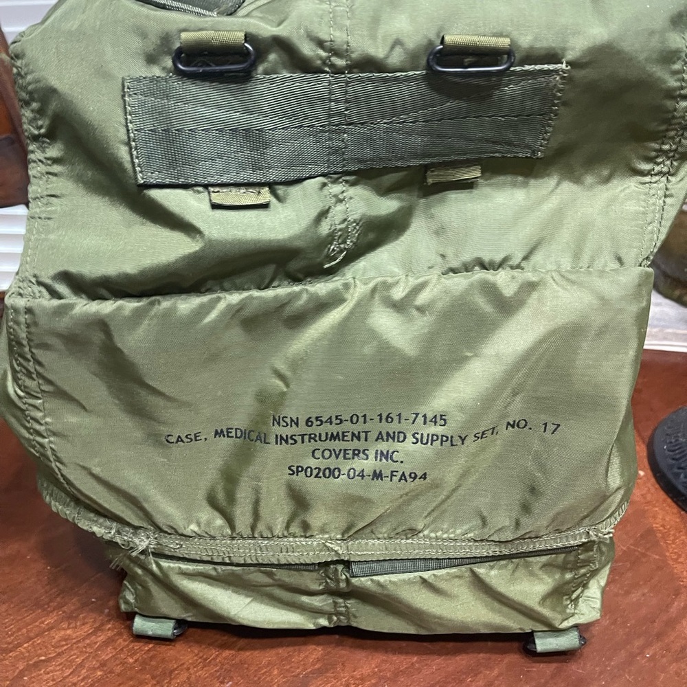 US Army Medic No 17 Medical Instrument Supply case bag First Aid - Picture 8 of 13